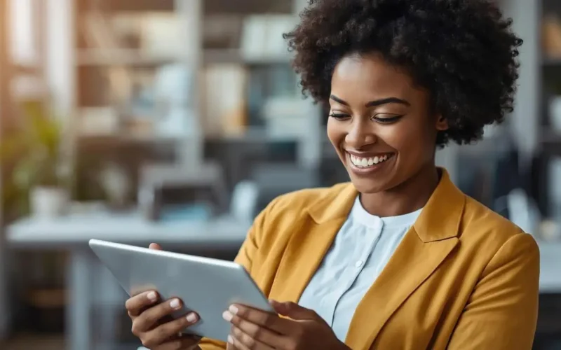 Customer taking action on website