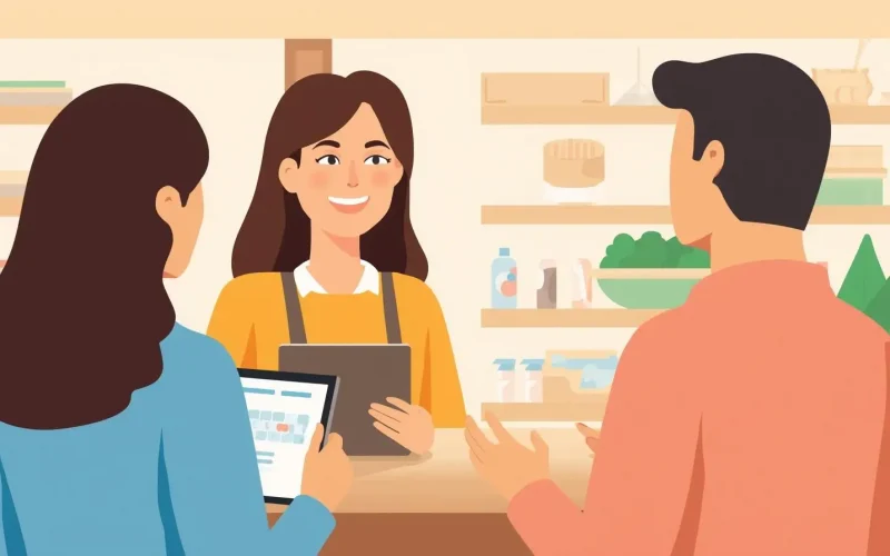 Collecting customer data