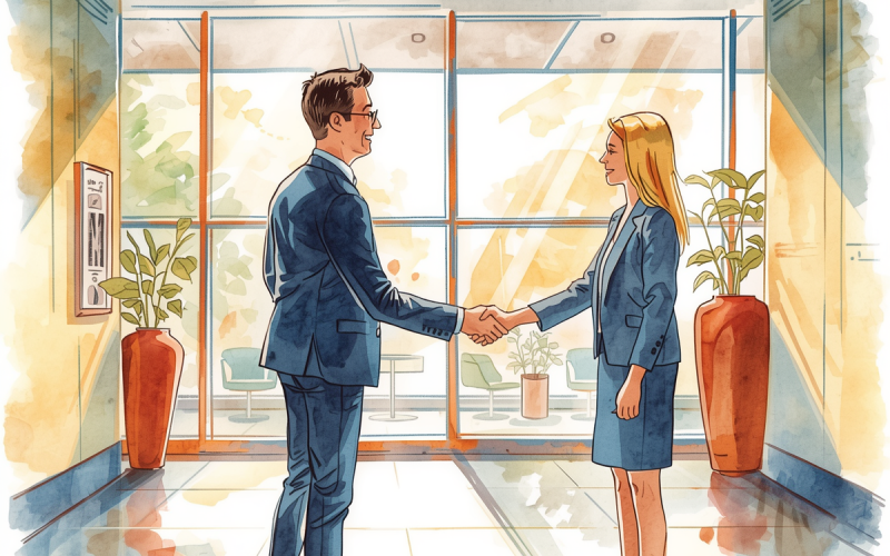 Booking a visitor's appointment