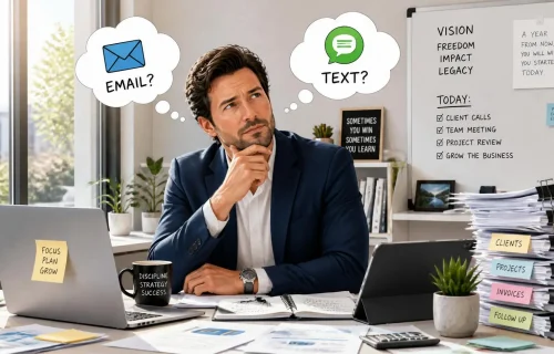 Should I Text or Email New Leads for More Replies?