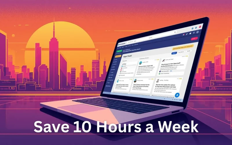 Save 10 hours per week on social media posting